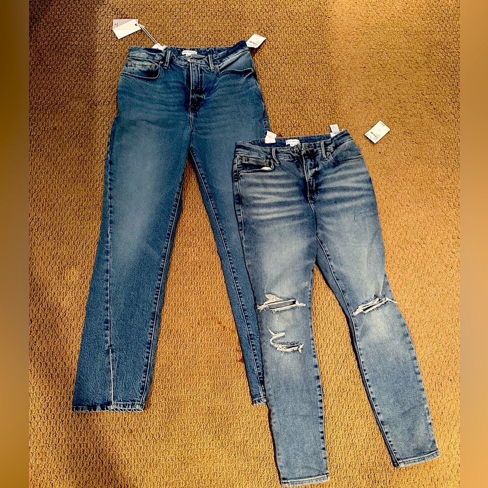 lot of Good American NWT jeans